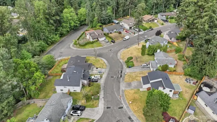 Quiet neighborhood with friendly neighbors