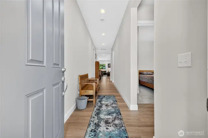 Entry from the front door. Two spare bedrooms and a full bath located to the right. Entry from the front door. Two spare bedrooms and a full bath located to the right.