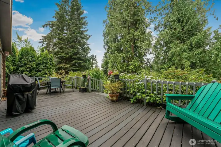 Expansive deck right off the dining room! Expansive deck right off the dining room!