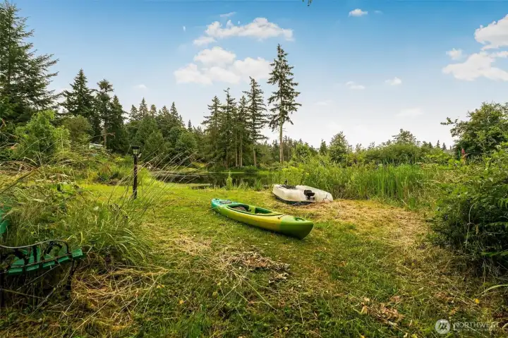 Waterfront property! Kayak & fish from your property! Waterfront property! Kayak & fish from your property!