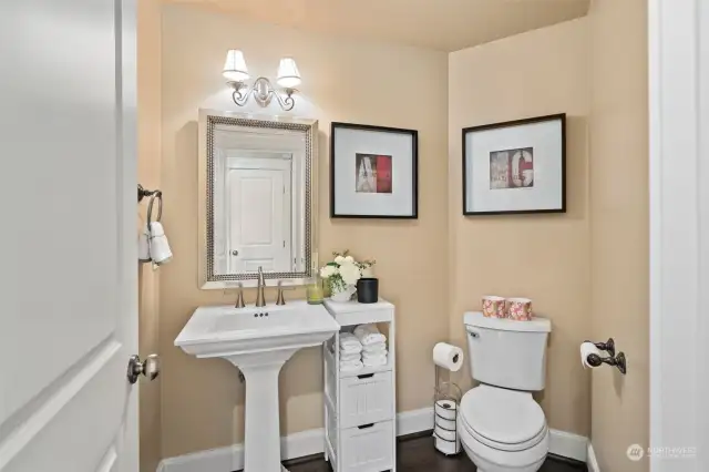 Powder Room off of main entry!