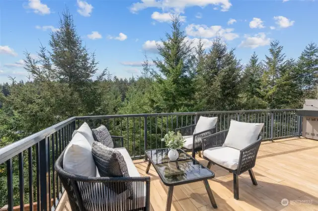 Outdoor Patio off of main floor with gorgeous views!