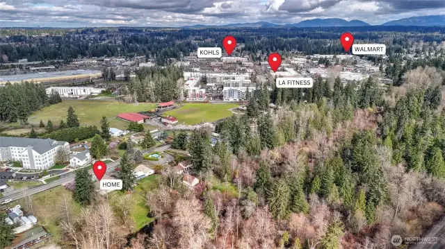 Enjoy being just outside of the hustle and bustle but within just a few minutes from tons of local amenities!