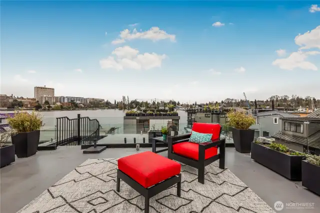 Rooftop offers another full floor of living!