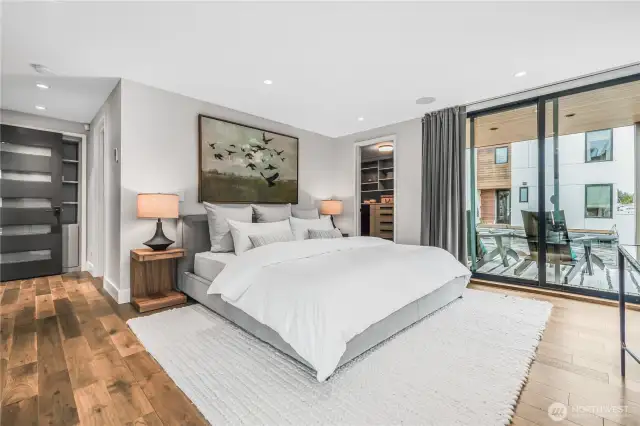 Radiant floors keep this home cozy on all levels.