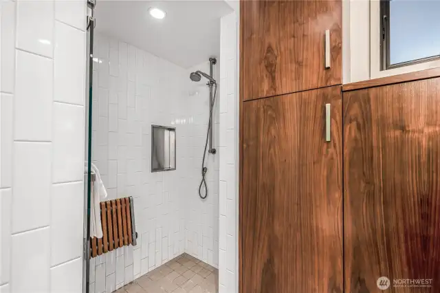 Bathroom off the second main level bedroom