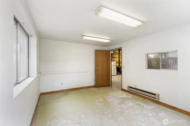 Office space in shop.