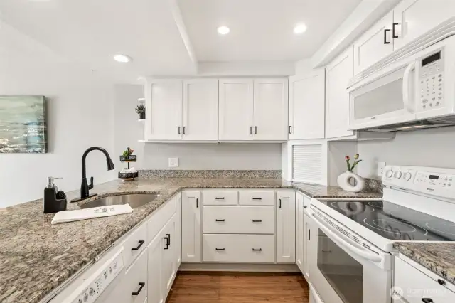 Large pantry closet in kitchen.