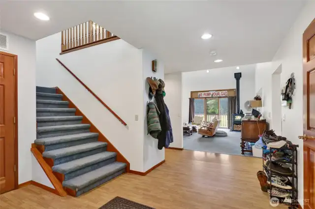 Main floor entry.