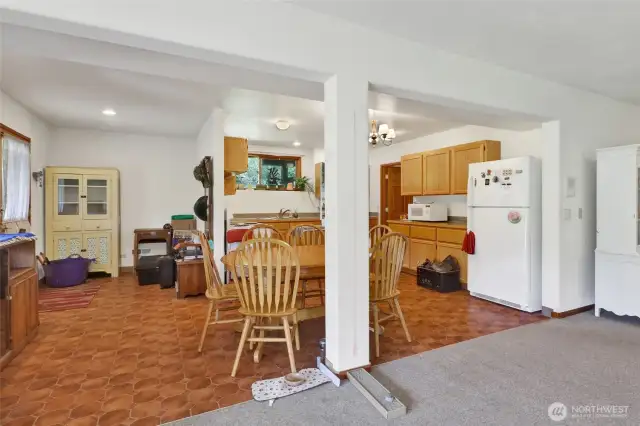 Lower level mother in law unit kitchen.