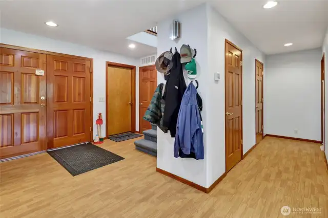 Main floor entry.