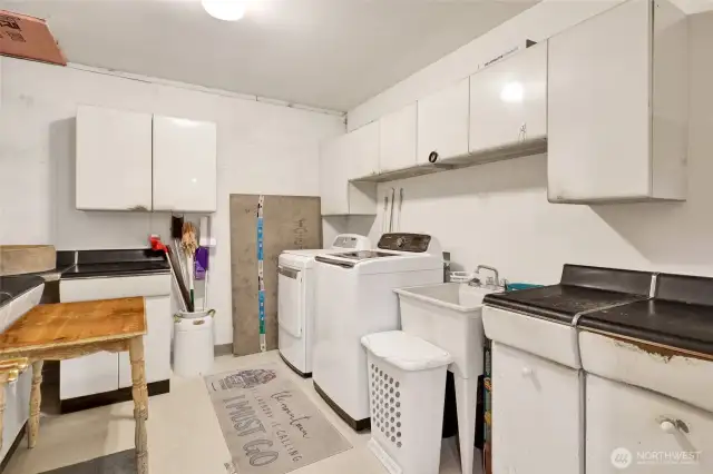 Lower Level Laundry area.