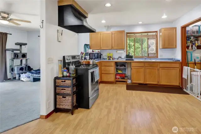 Main floor kitchen.