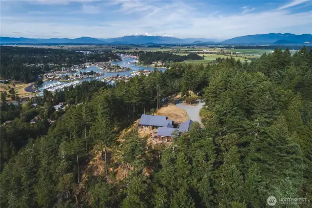 Aerial of the property
