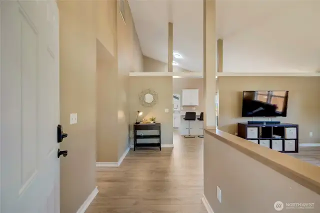 Beautiful, and bright entry.