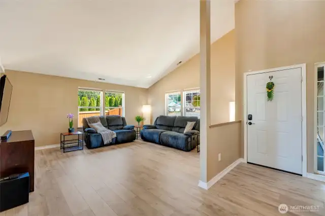 Spacious living room.