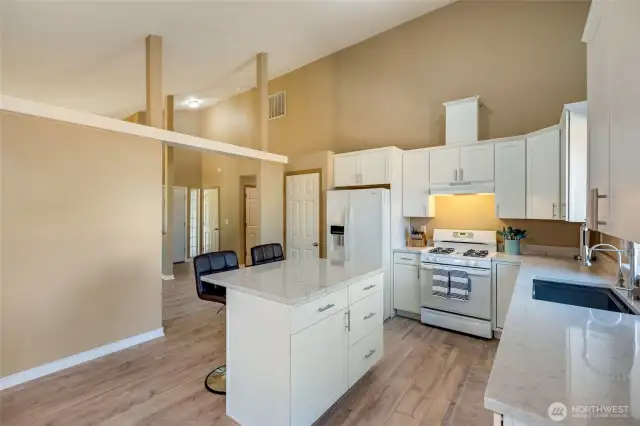 Quartz countertops!