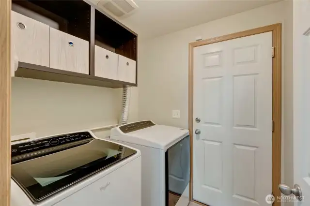 Dedicated laundry area, W/D stay.