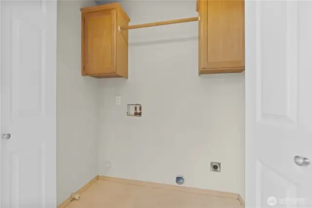 Upstairs utility room