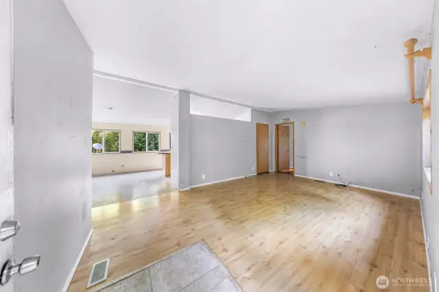 Open living room