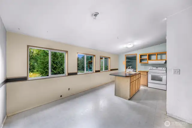 Open floor plan