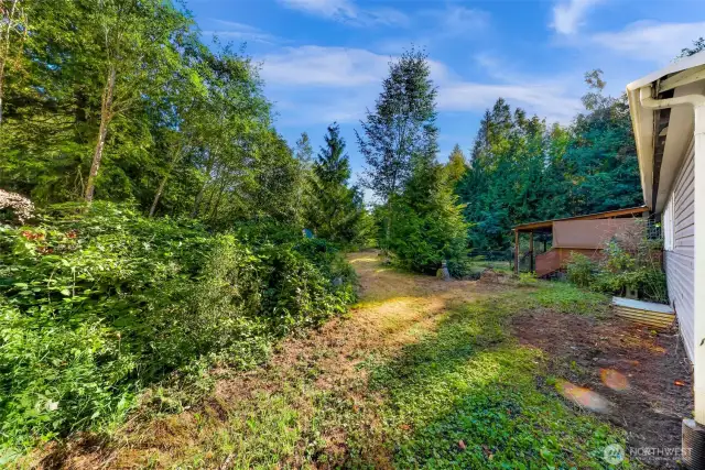 Enjoy all the private trails on your property!