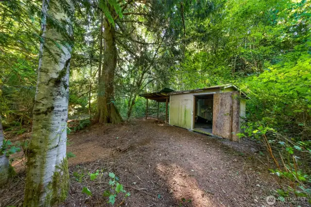 Storage shed out back