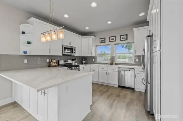Kitchen on main level