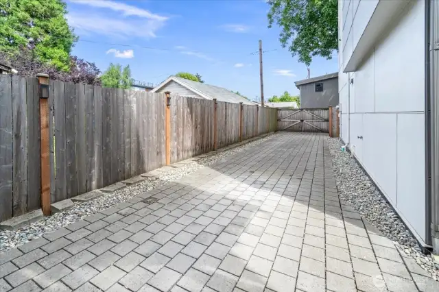 Garage towards alleyway