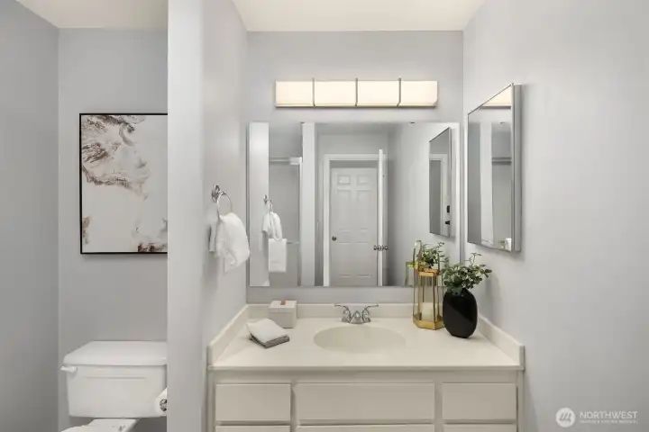 Primary bathroom with shower