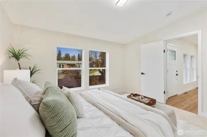 Primary Suite with 5 piece bath