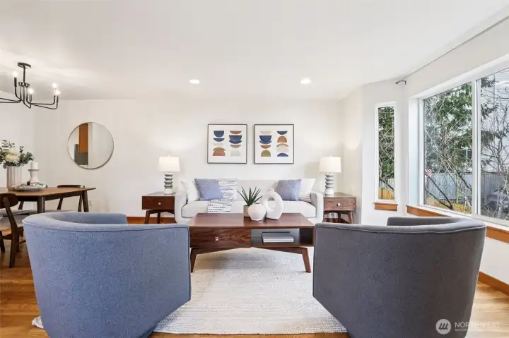 Sparkling hardwoods, fresh interior paint, new lighting - all done for you!