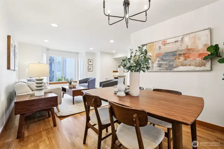 No cramped dining quarters here! You'll love having a spacious dedicated dining area.