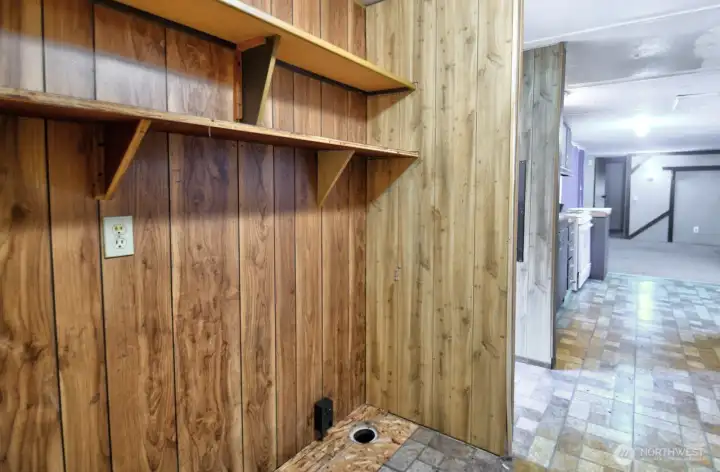 Laundry area