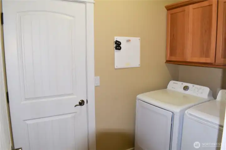 Laundry And Mudroom off the 2 Car Garage