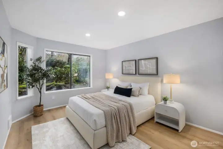 Well-sized second bedroom offers flexible space