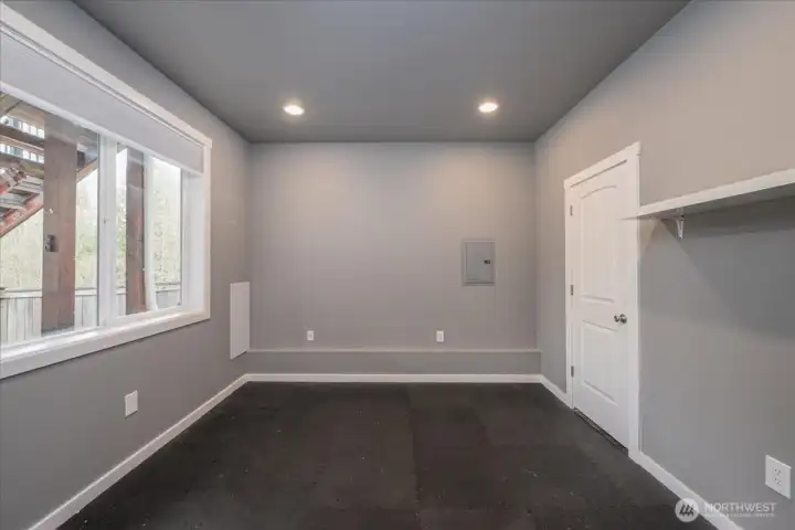 basement bedroom