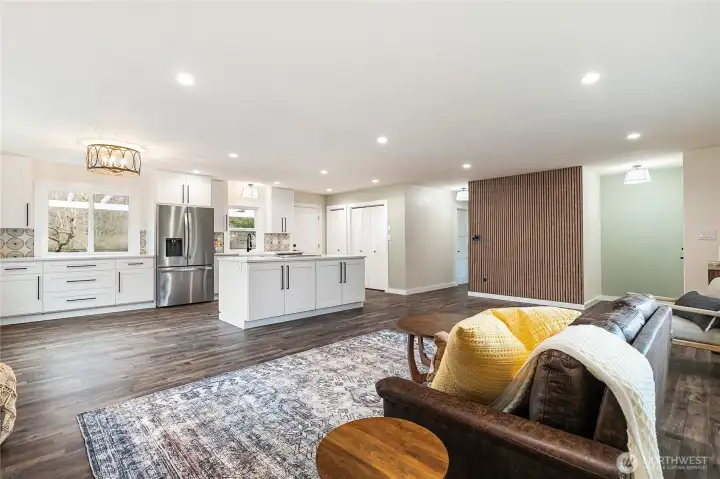 No virtual staging, and you can see how large the space is.