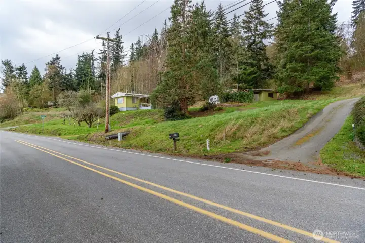 Looking south on Polnell Road.