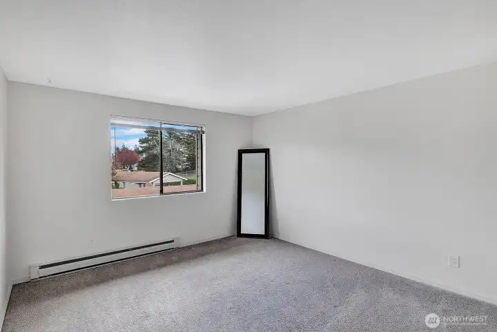 Primary bedroom is very spacious