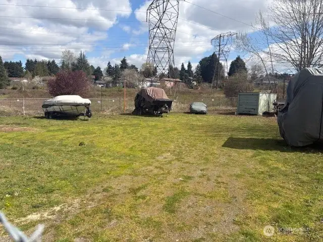 Fenced area for boats and RVs