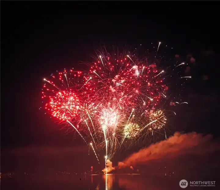 Enjoy fireworks on the 4th