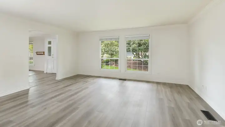 Living room as seen from the dining room