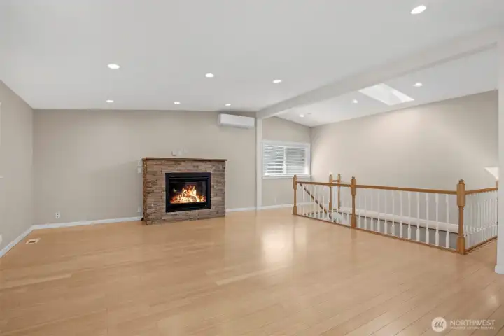 Cozy Custom Gas Fireplace