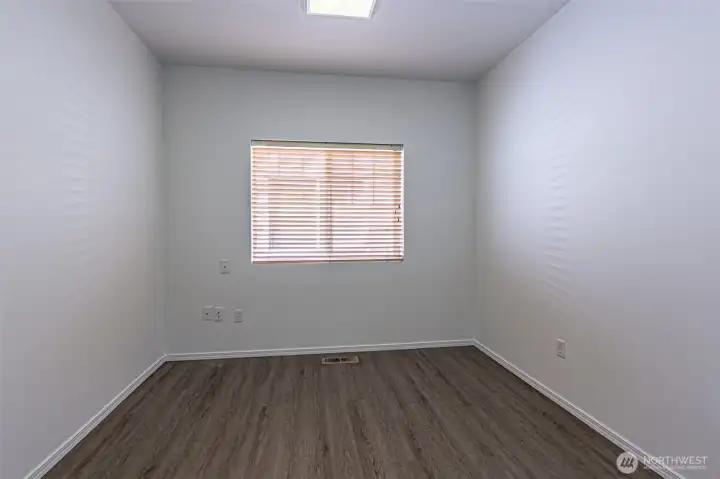 Second bedroom with closet space.