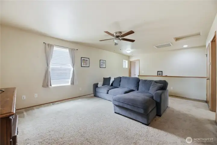 This loft is such a great bonus living room This loft is such a great bonus living room