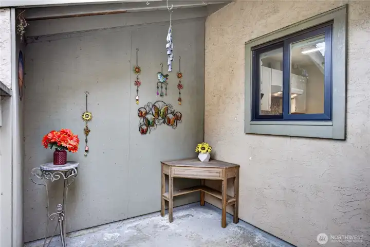 Sit and relax in your covered porch entry. Sit and relax in your covered porch entry.