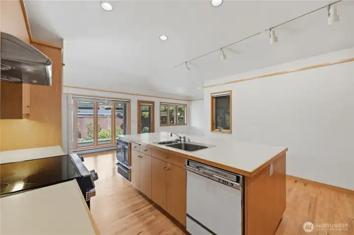 Very large kitchen.