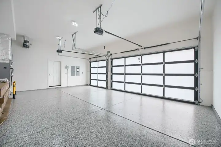 3-Car Garage with Finished Floor with EV Charger 3-Car Garage with Finished Floor with EV Charger