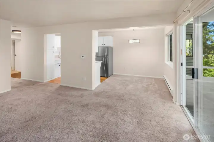 Open concept living space